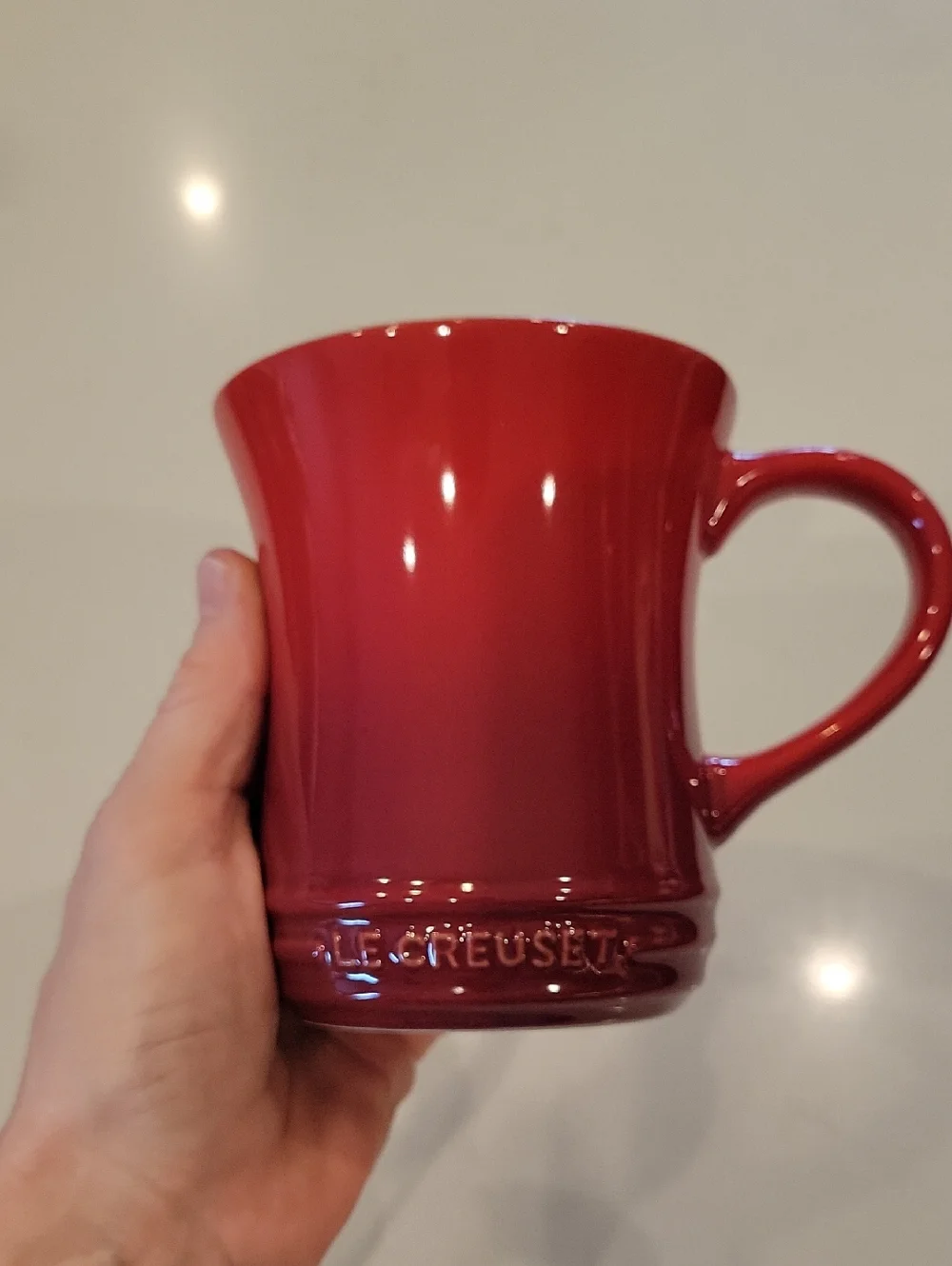 NWT Le Creuset Cerise Red Tea Mug